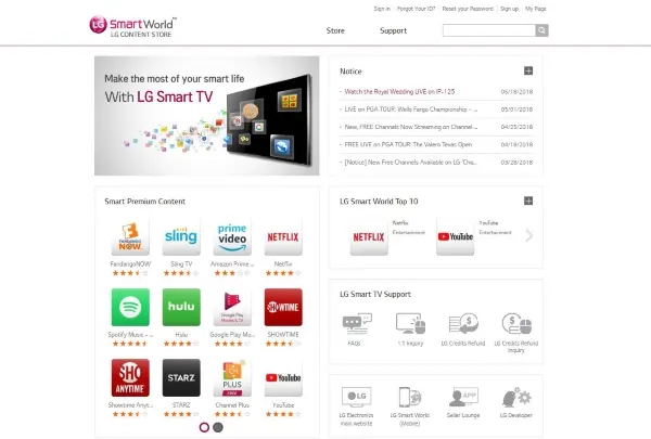 Como actualizar las aplicaciones en un LG Smart TV3