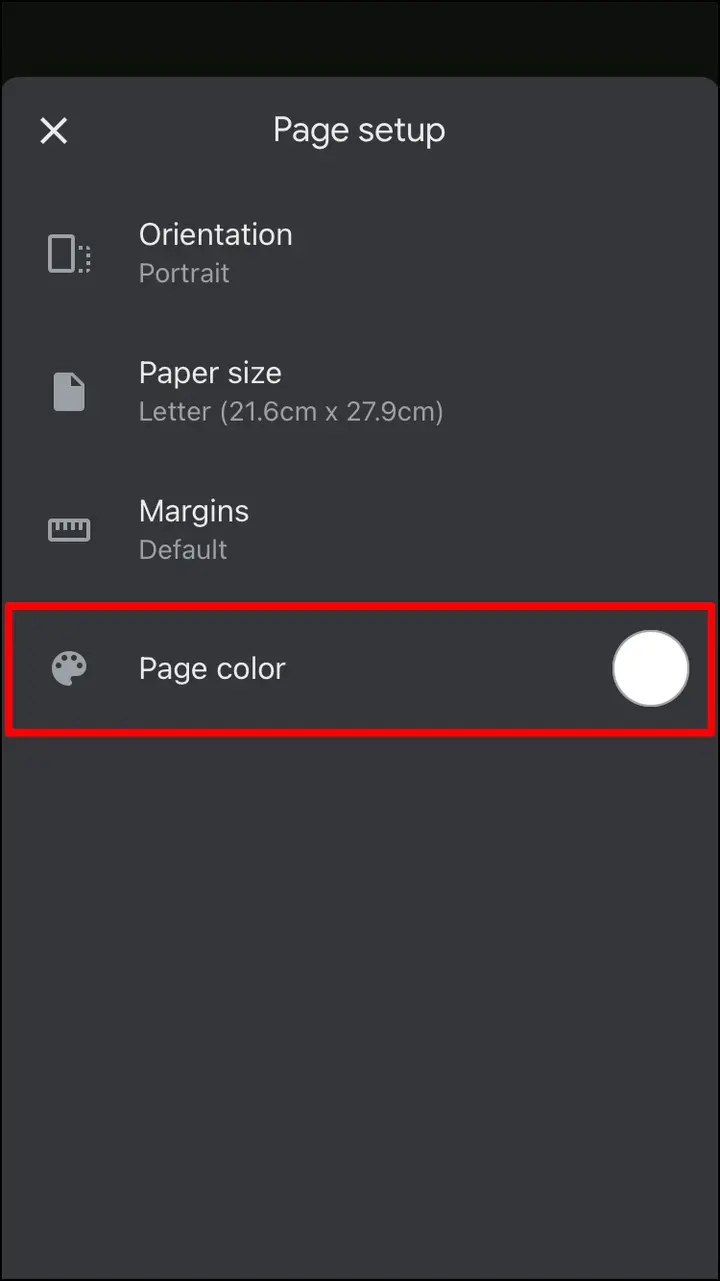 Como cambiar el color de fondo en un Google Doc 23
