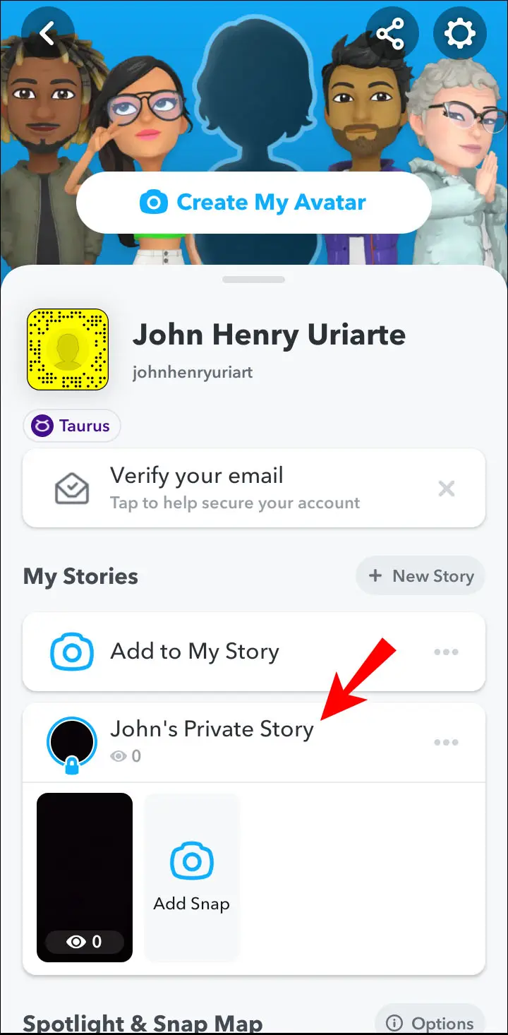 Como comprobar si alguien dejo tu historia privada en un dispositivo Android 7 1