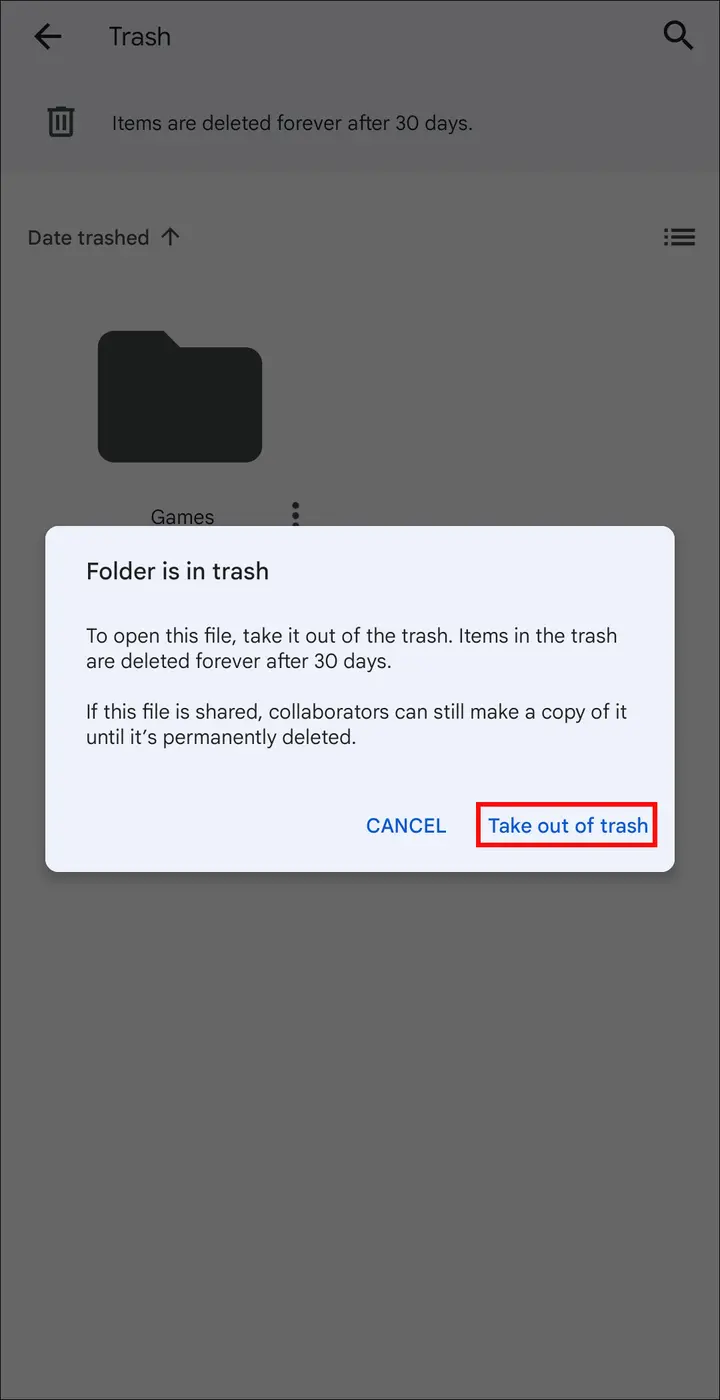 Como eliminar archivos de Google Drive 17