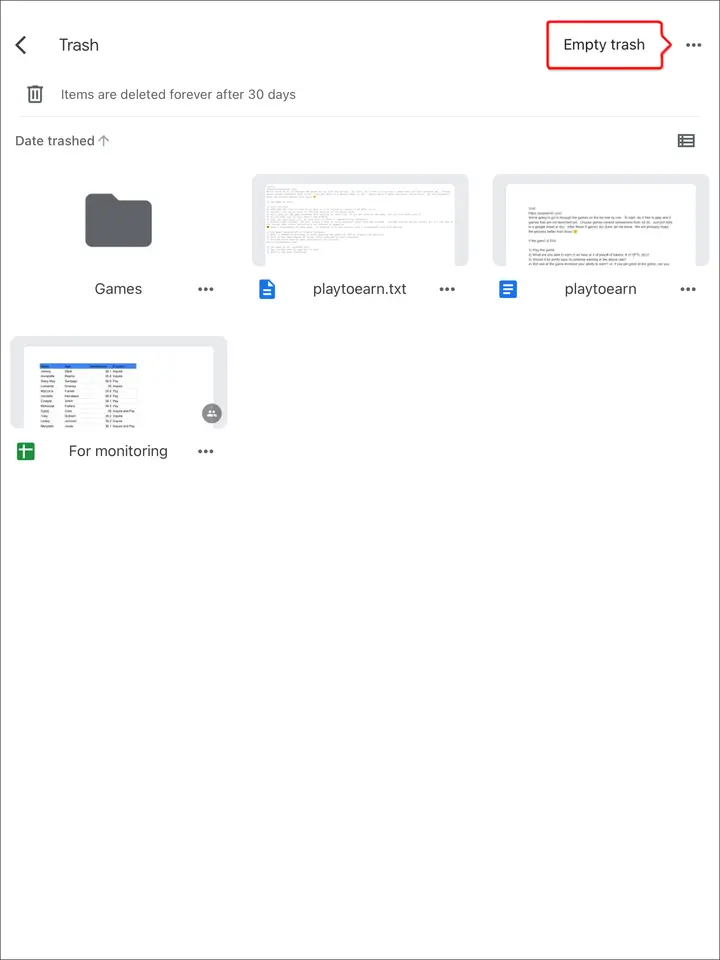 Como eliminar archivos de Google Drive 31