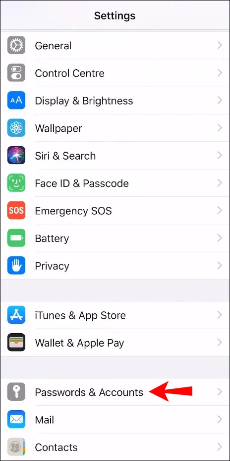 Como eliminar las contraseñas guardadas en iPhone iOS 14 0 15 Screenshot
