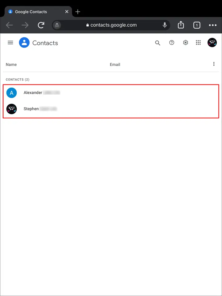 Como encontrar sus contactos en Gmail 29 1