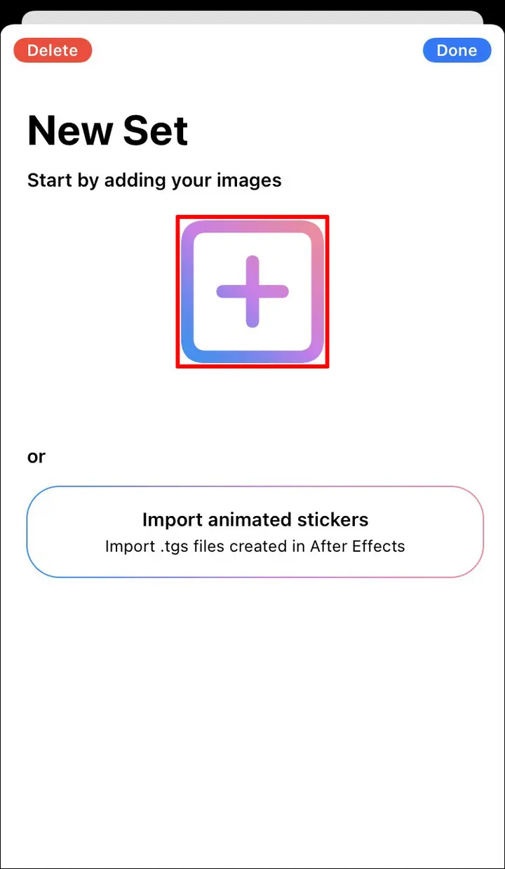 Como hacer pegatinas animadas en telegrama en un iPhone 2