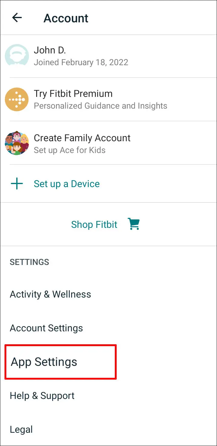 Fitbit Como cambiar el tiempo en un Android 3