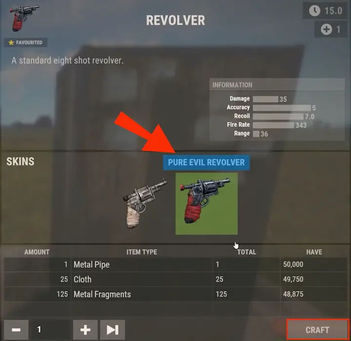 How to Get and apply Rust Skins 1 36 Screenshot