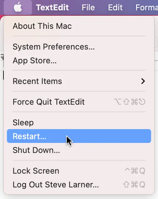 Mac Desactivar reanudar aplicaciones abiertas en el inicio 01