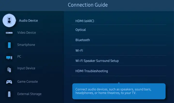 Samsung TV Par Dispositivos Bluetooth 01