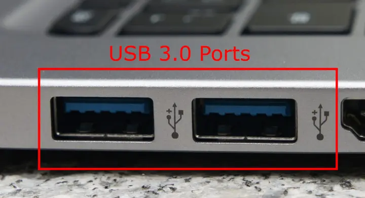 USB 3 0 Ejemplo de puerto 1