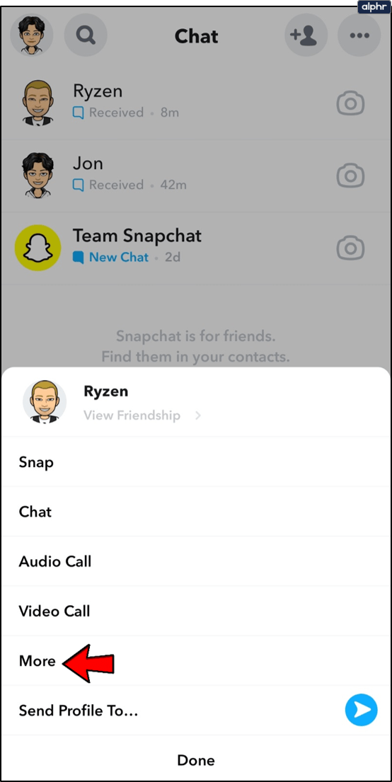 1650384913 28 Como eliminar chats guardados en Snapchat