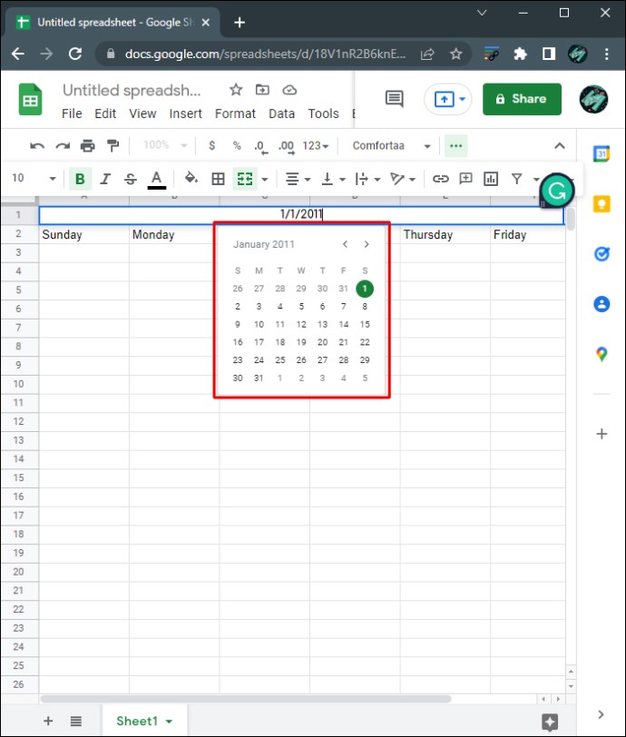 1650418062 217 Como crear un calendario en Google Sheets