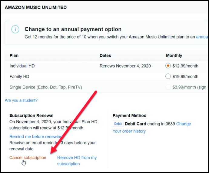 1650472385 958 Como cancelar Amazon Music desde su telefono PC o iTunes