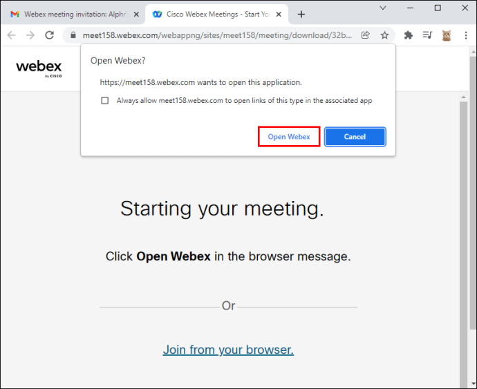 1650660501 361 Como unirse a una reunion en WebEx desde una PC