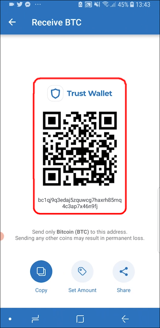 1650724535 795 Como encontrar la direccion de su billetera en Trust Wallet