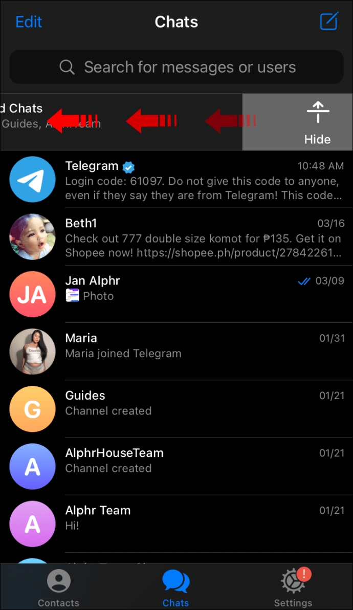 1650917608 537 Como ocultar un chat en Telegram sin eliminarlo