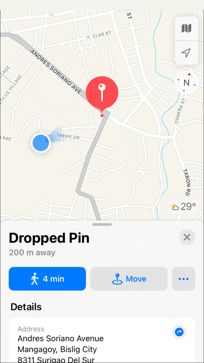 1650975788 528 Como soltar o quitar un pin en Apple Maps