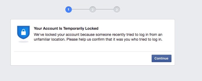 Como arreglar una cuenta de Facebook bloqueada temporalmente