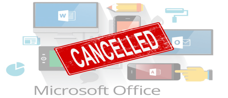 Cómo cancelar Microsoft Office desde cualquier dispositivo