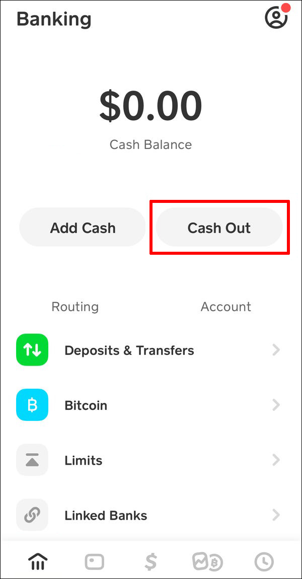 Como eliminar una cuenta de la aplicacion Cash