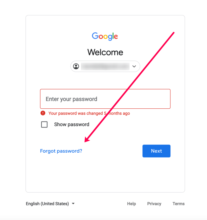 Como restablecer su contrasena de Gmail