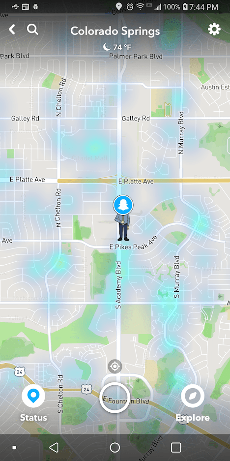 Como saber si alguien verifico tu ubicacion en Snapchat