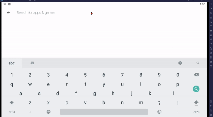 Como usar un teclado con el emulador de Android BlueStacks