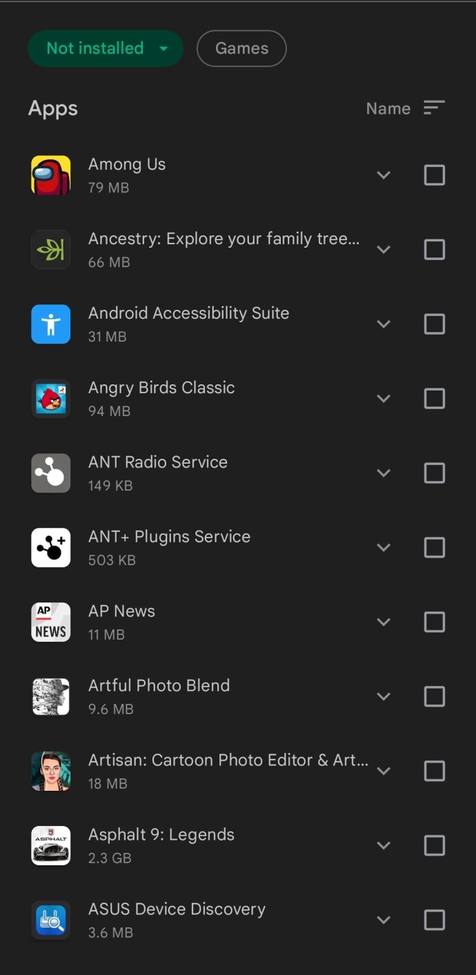 Como ver aplicaciones eliminadas recientemente en Android