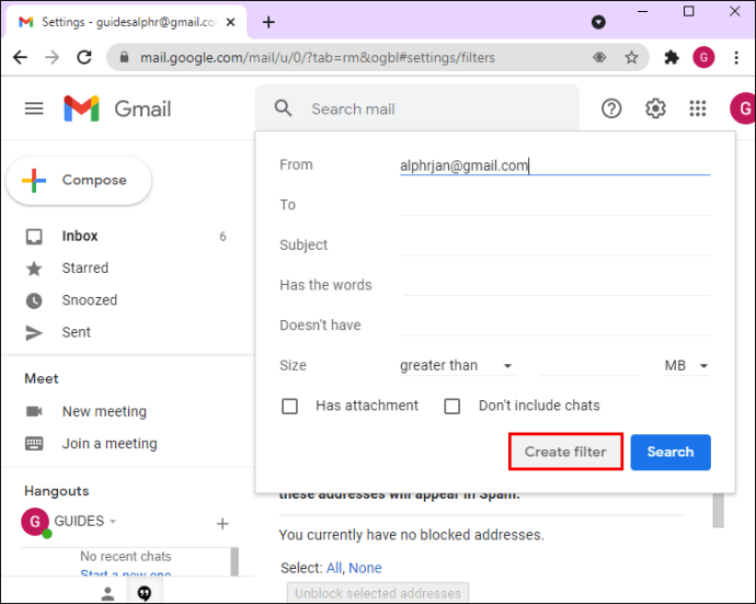 1652208324 394 Como bloquear una direccion de correo electronico en Gmail