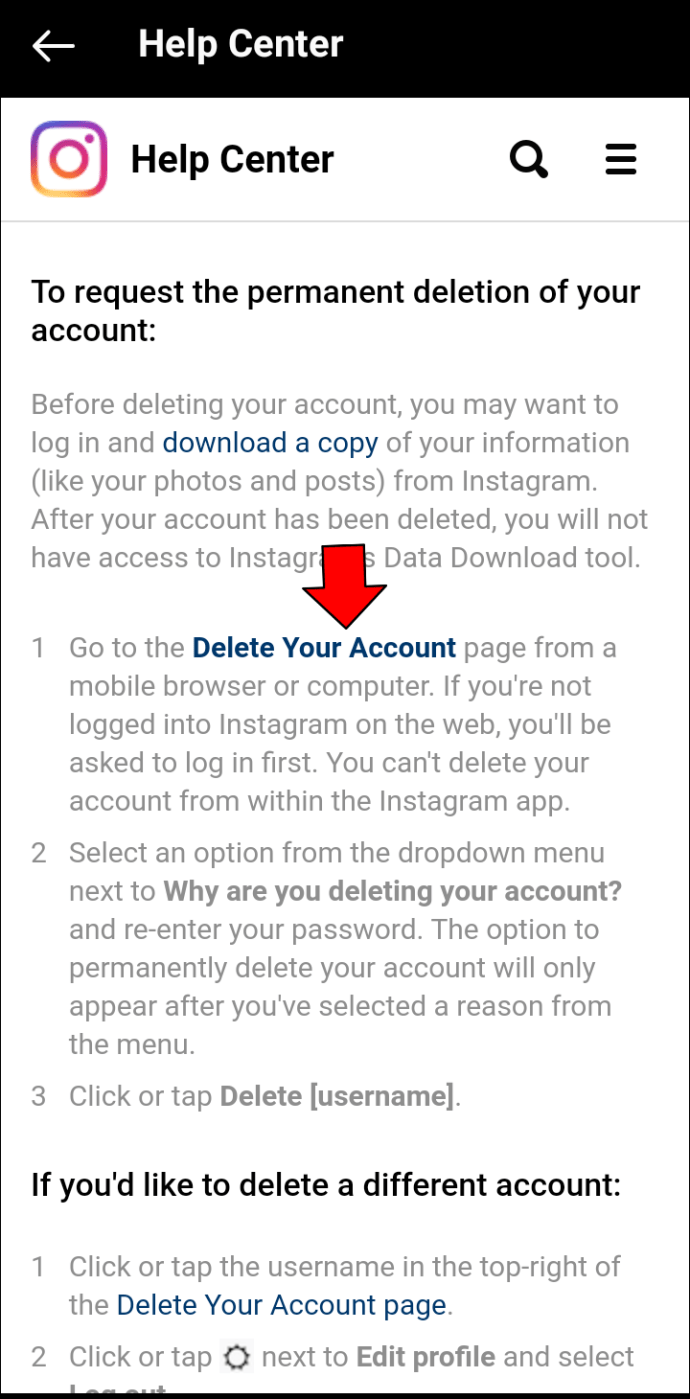 1652886970 712 Como eliminar una segunda cuenta de Instagram de su telefono