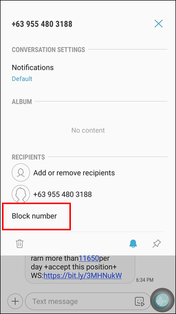 1653493874 978 Como bloquear mensajes de texto en un telefono Samsung