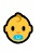 Emoji de cara de bebé