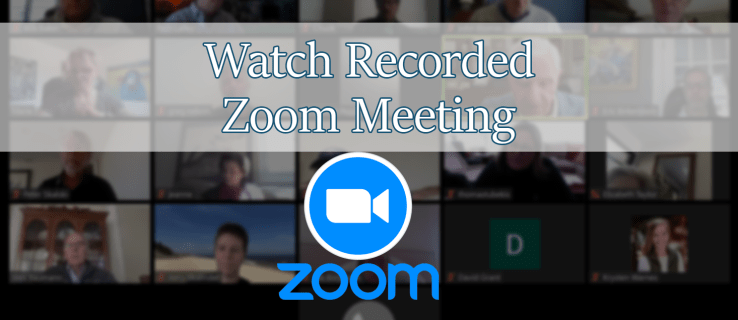 Cómo ver una reunión de Zoom grabada
