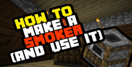 como hacer un fumador en minecraft 2