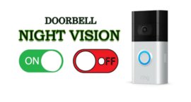 como desactivar la vision nocturna en un ring doorbell 2