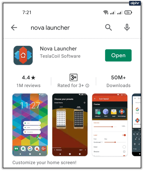 Como cambiar el fondo de pantalla en Nova Launcher