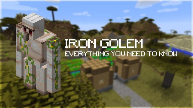 Como crear un golem de hierro en Minecraft