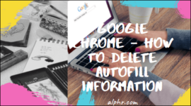 google chrome como eliminar la informacion de autocompletar 2
