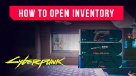 cyberpunk 2077 como abrir el inventario 2