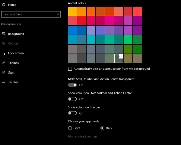 Cómo configurar una barra de tareas transparente en Windows 10-3