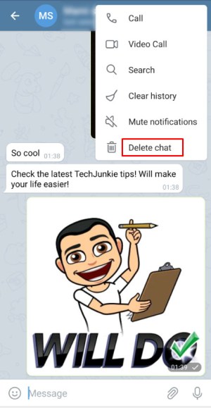 1672842609 959 Como eliminar medios en Telegram