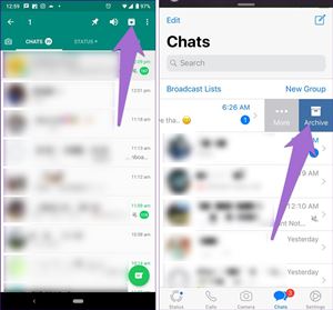 Lo que realmente hace archivar chats en WhatsApp