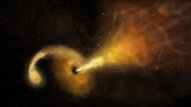 los astronomos acaban de detectar un agujero negro del tamano