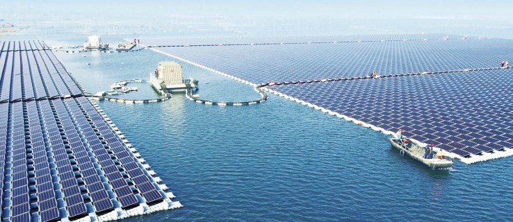 China continúa su impulso ecológico con la granja solar flotante más grande del mundo