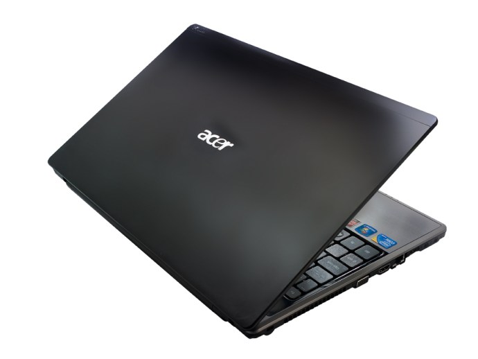 Acer Aspire TimelineX 4820T vista trasera
