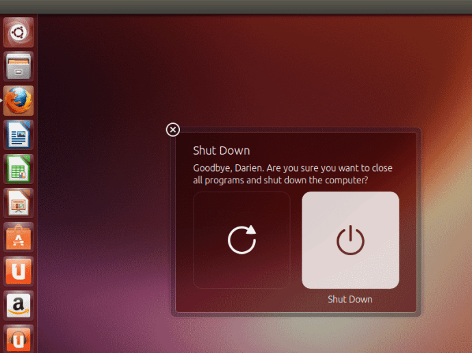Apagar en Ubuntu 13.04