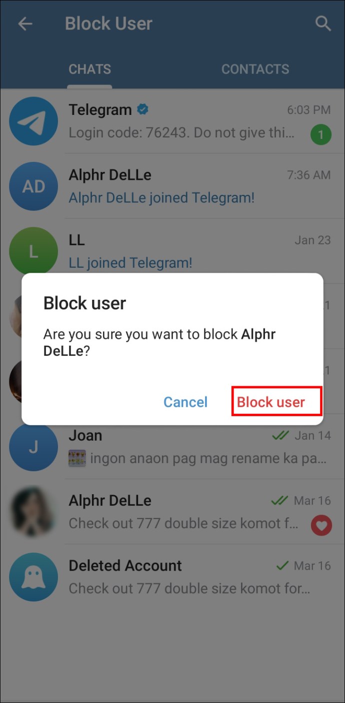 1684760423 560 Como bloquear a alguien en Telegram