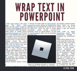 como ajustar texto en powerpoint 2