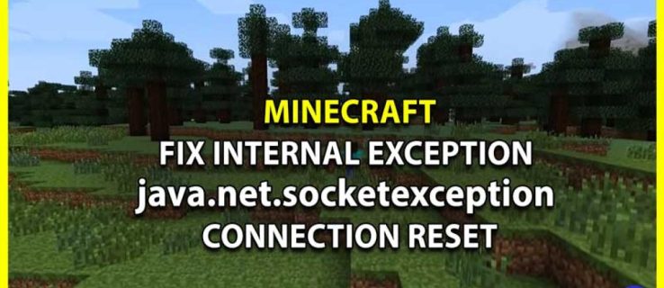 Cómo arreglar la excepción de Internet java.net.socketexception Restablecimiento de conexión en Minecraft