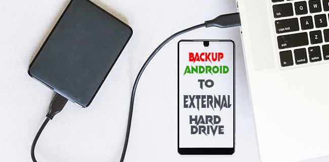 Cómo hacer una copia de seguridad de un dispositivo Android en un disco duro externo