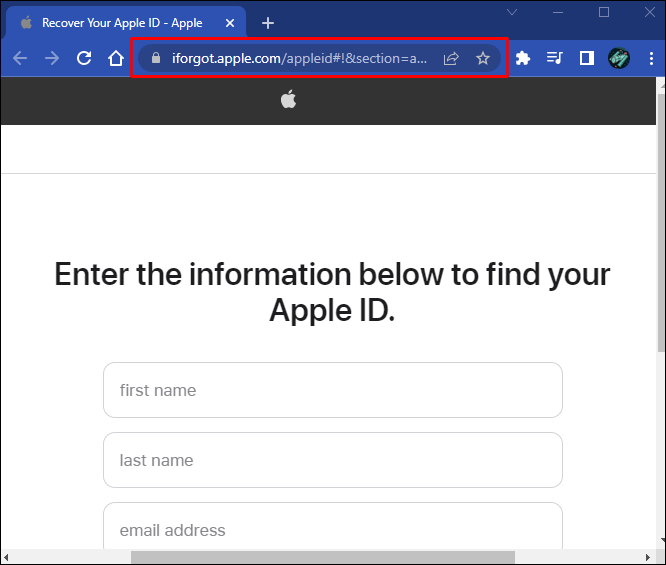 ¿Olvido su direccion de correo electronico de ID de Apple